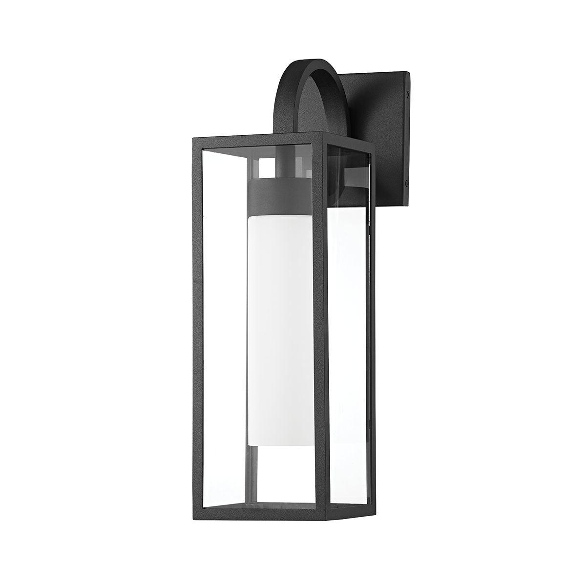 PAX 20 in. Outdoor Wall Lantern Textured Black Finish