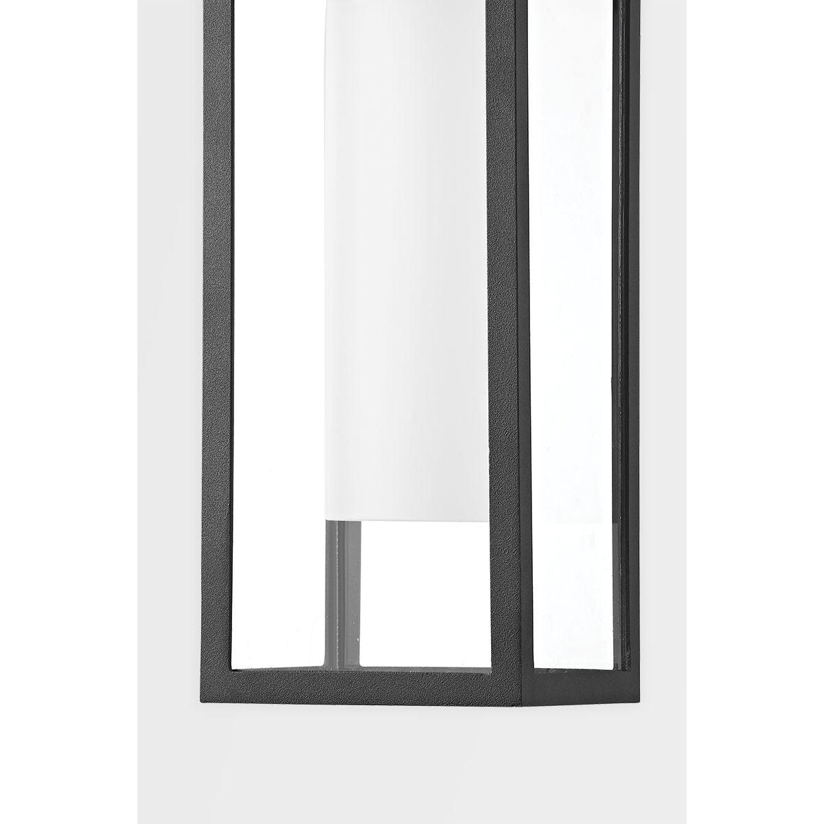 PAX 20 in. Outdoor Wall Lantern Textured Black Finish