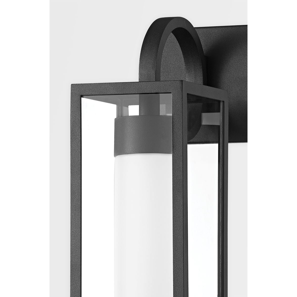 PAX 23 in. Outdoor Wall Lantern Textured Black Finish - Bees Lighting