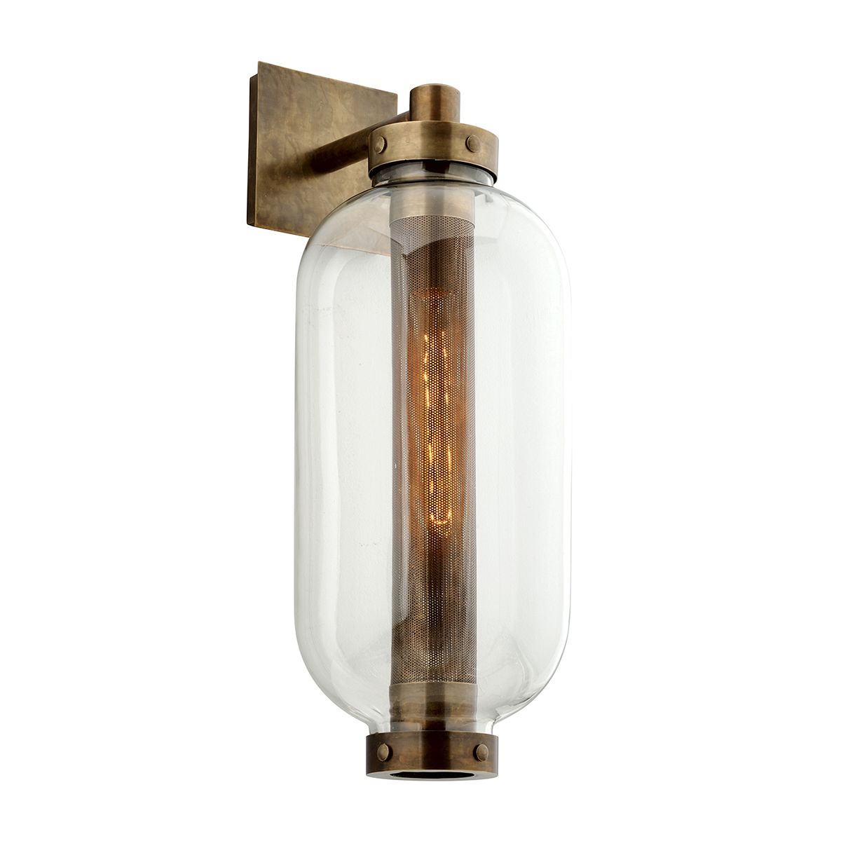 Atwater 26 in. Outdoor Wall Sconce Brass Finish