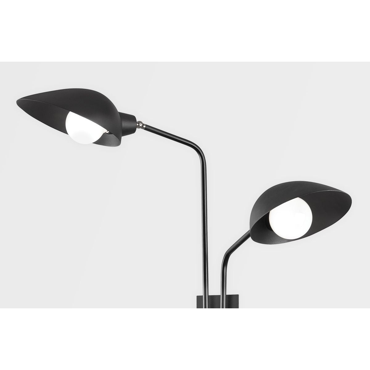 LEO 35 in. Armed Sconce Satin Black finish - Bees Lighting
