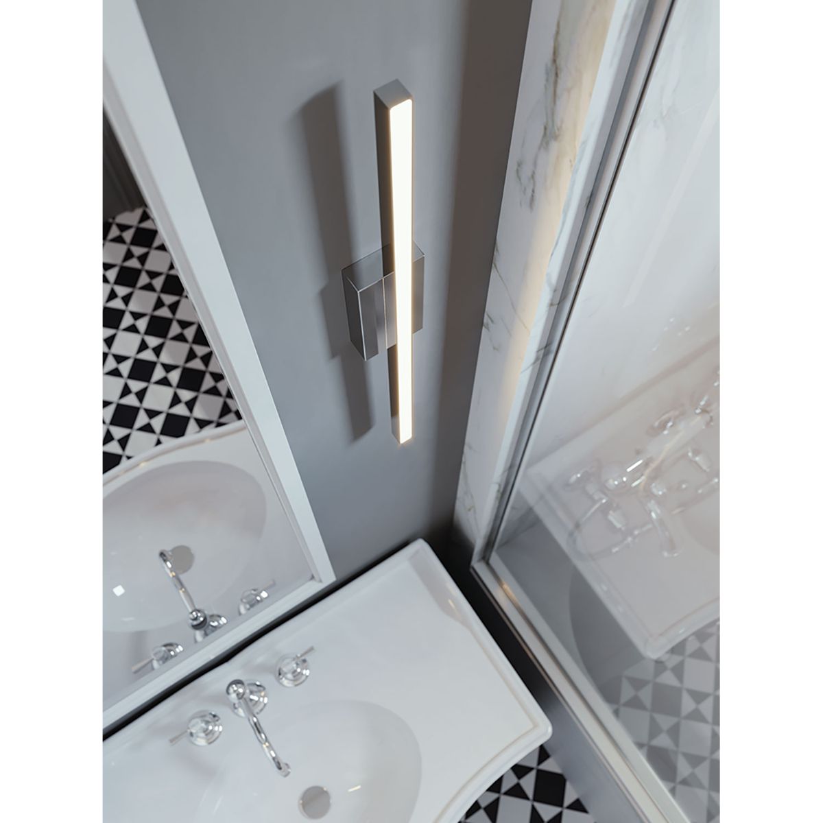 Barlow 24 in. LED Bath Bar Satin Nickel finish - Bees Lighting
