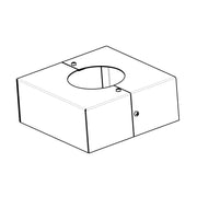 6" Round Tapered Pole Base Cover - Bees Lighting