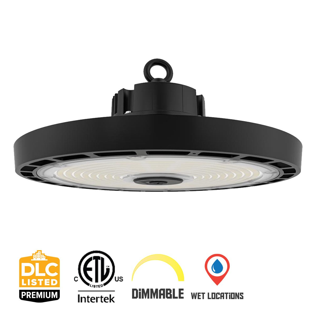 UFO LED Light, 240W, 38400 Lumens, 4000K/5000K, 120-277V - Bees Lighting