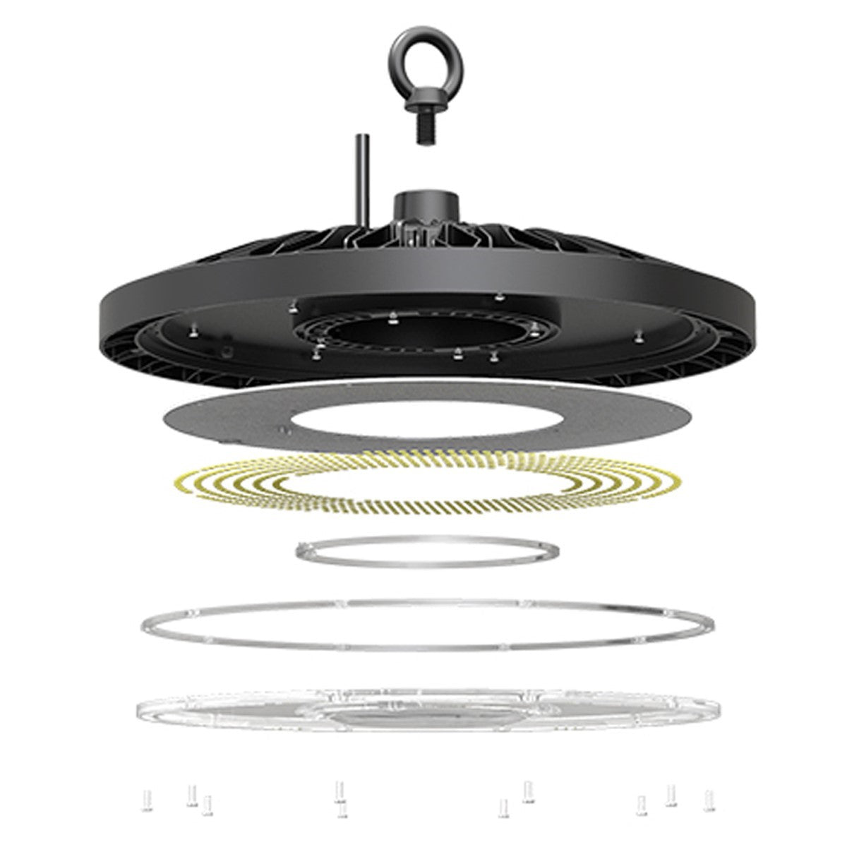 UFO LED Light, 240W, 38400 Lumens, 4000K/5000K, 120-277V - Bees Lighting