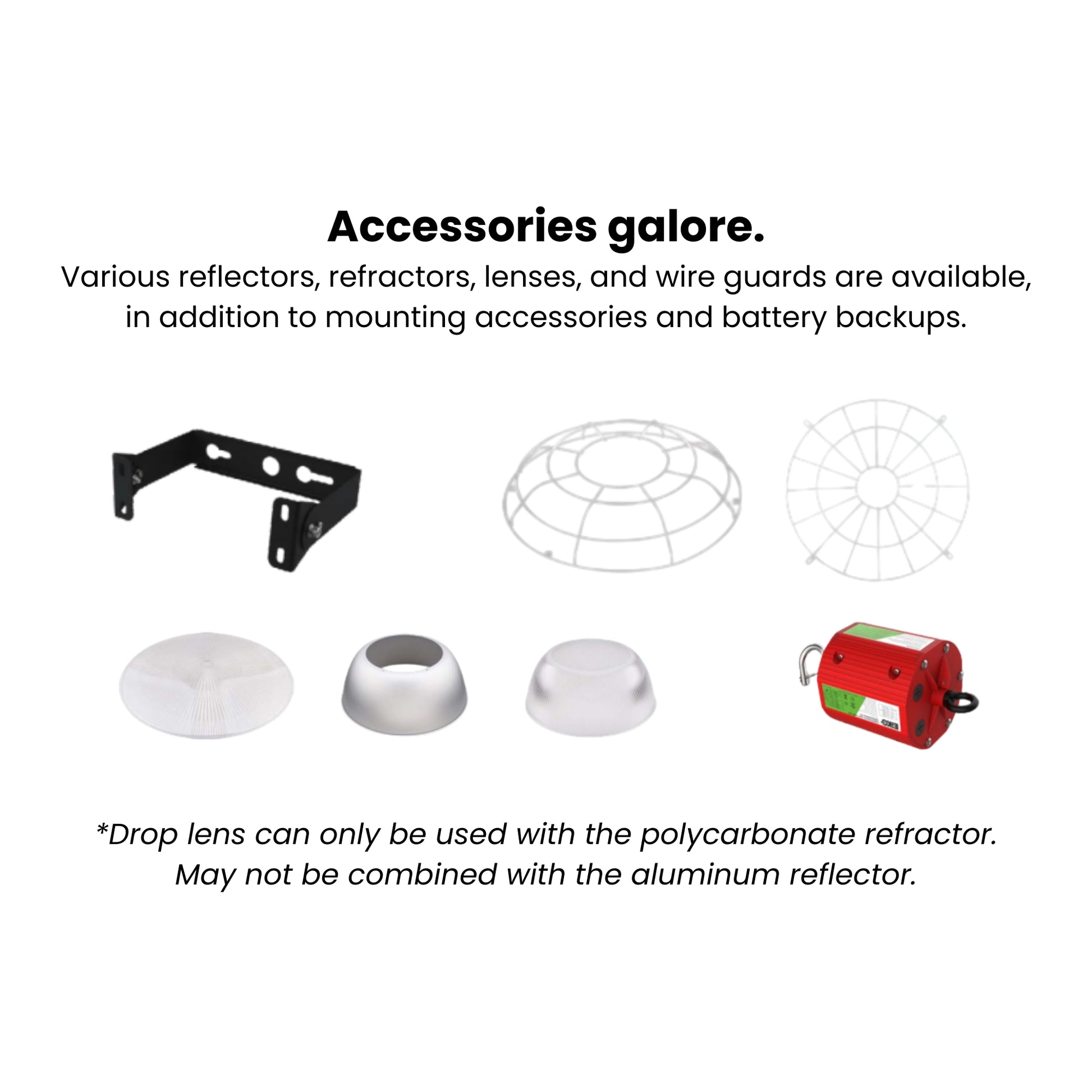 Eiko - UFO High Bay LED Light, 150W, 22500 Lumens, 35K/40K/50K, 120-277V, White | Bees Lighting