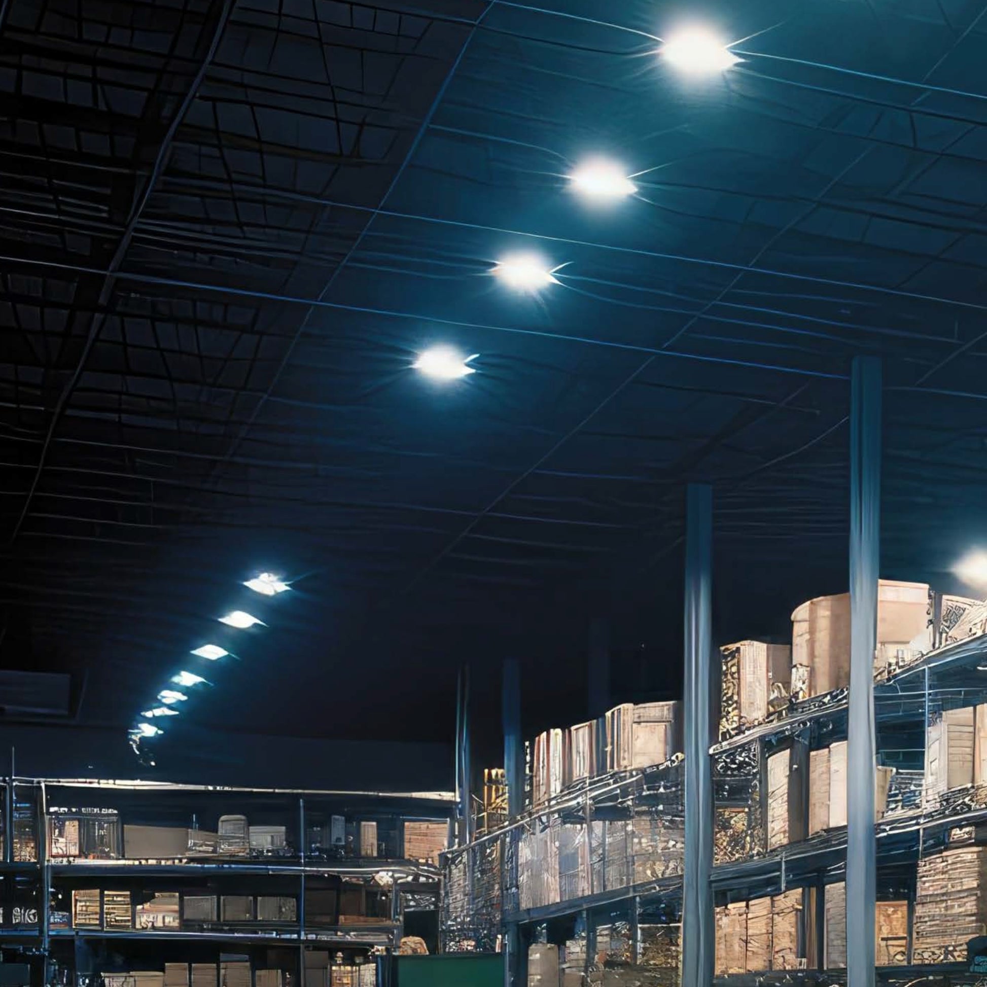 Eiko - UFO High Bay LED Light, 150W, 22500 Lumens, 35K/40K/50K, 120-277V, White | Bees Lighting