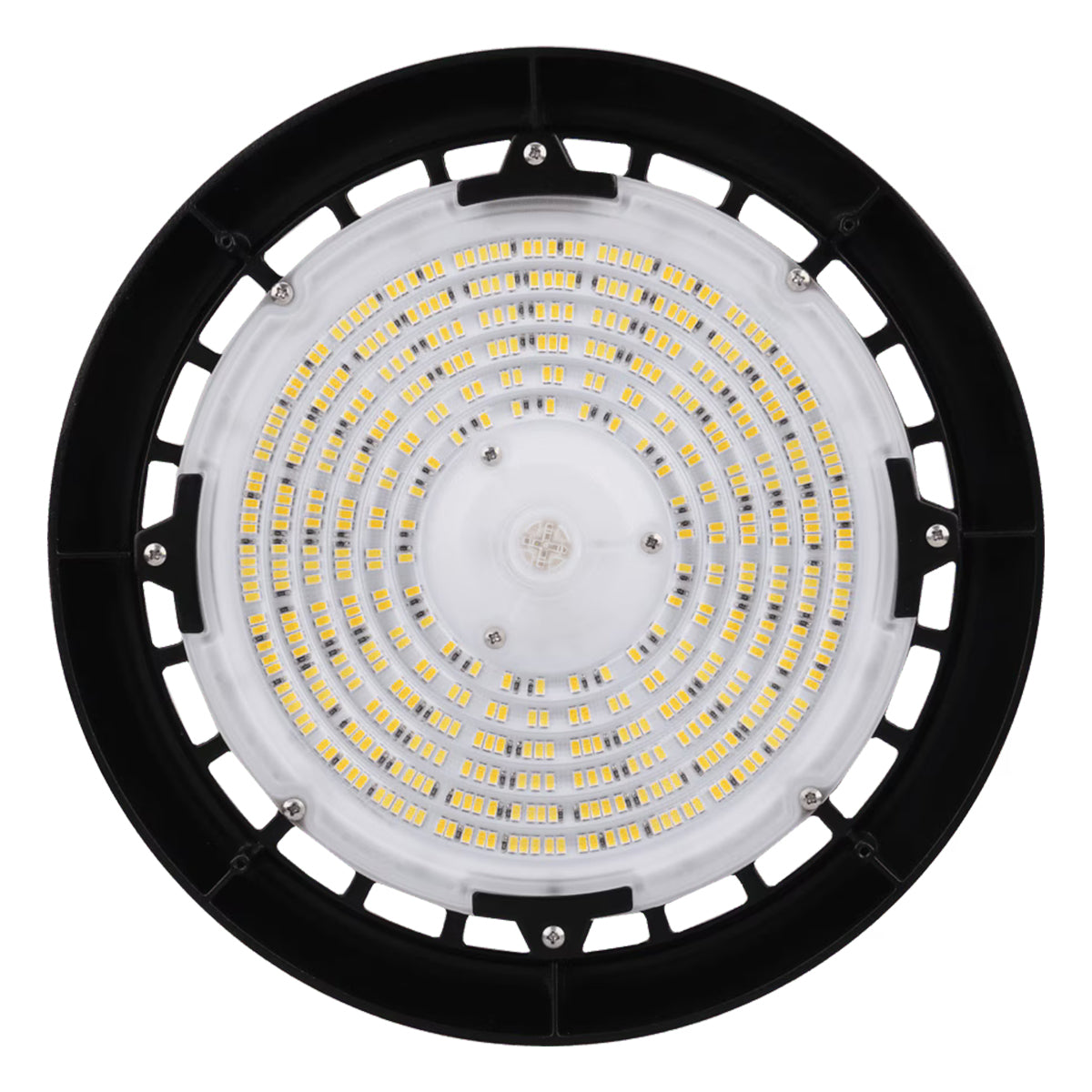 UFO High Bay LED Light, 150W, 22500 Lumens, 35K/40K/50K, 120-277V, Black - Bees Lighting