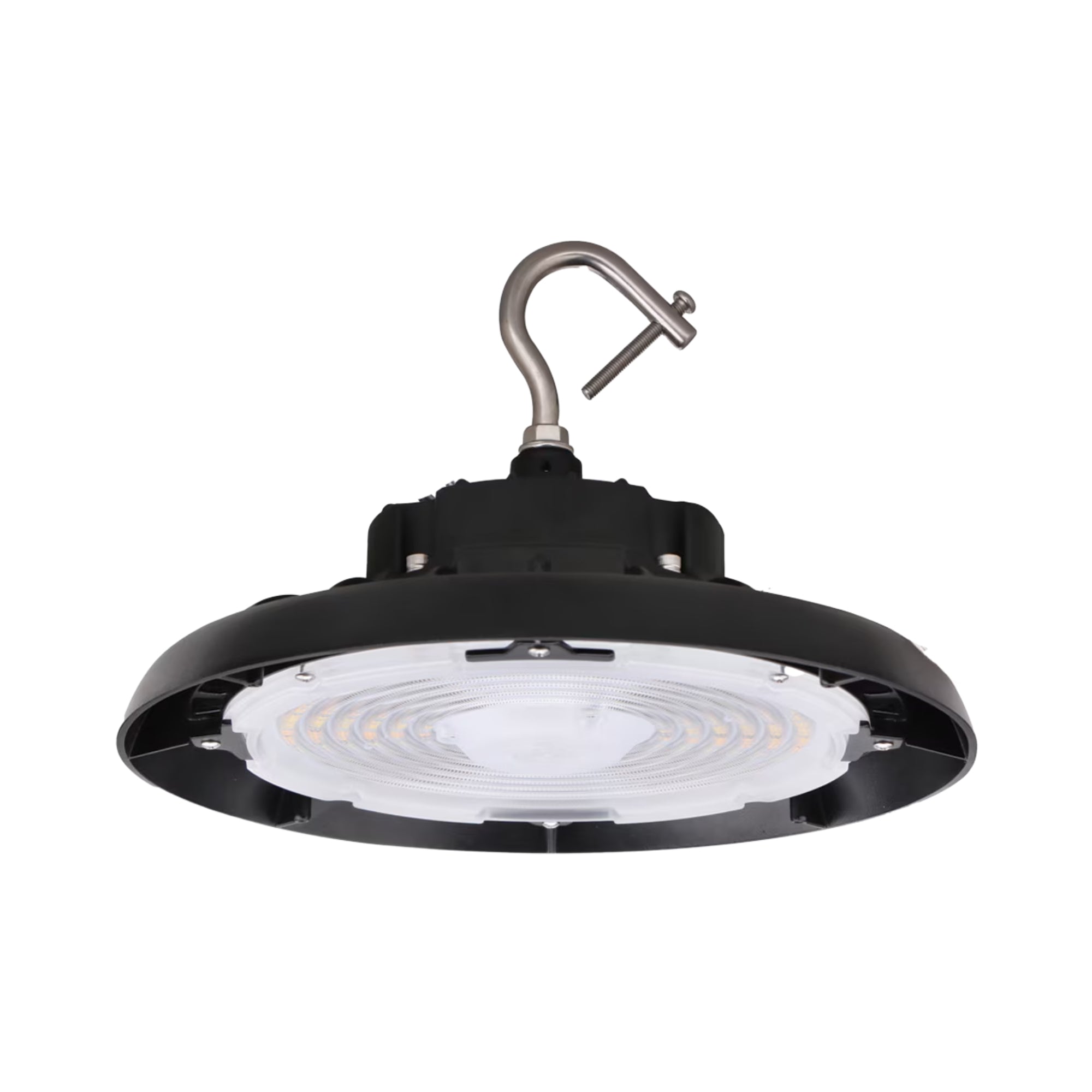 UFO High Bay LED Light, 150W, 22500 Lumens, 35K/40K/50K, 120-277V, Black
