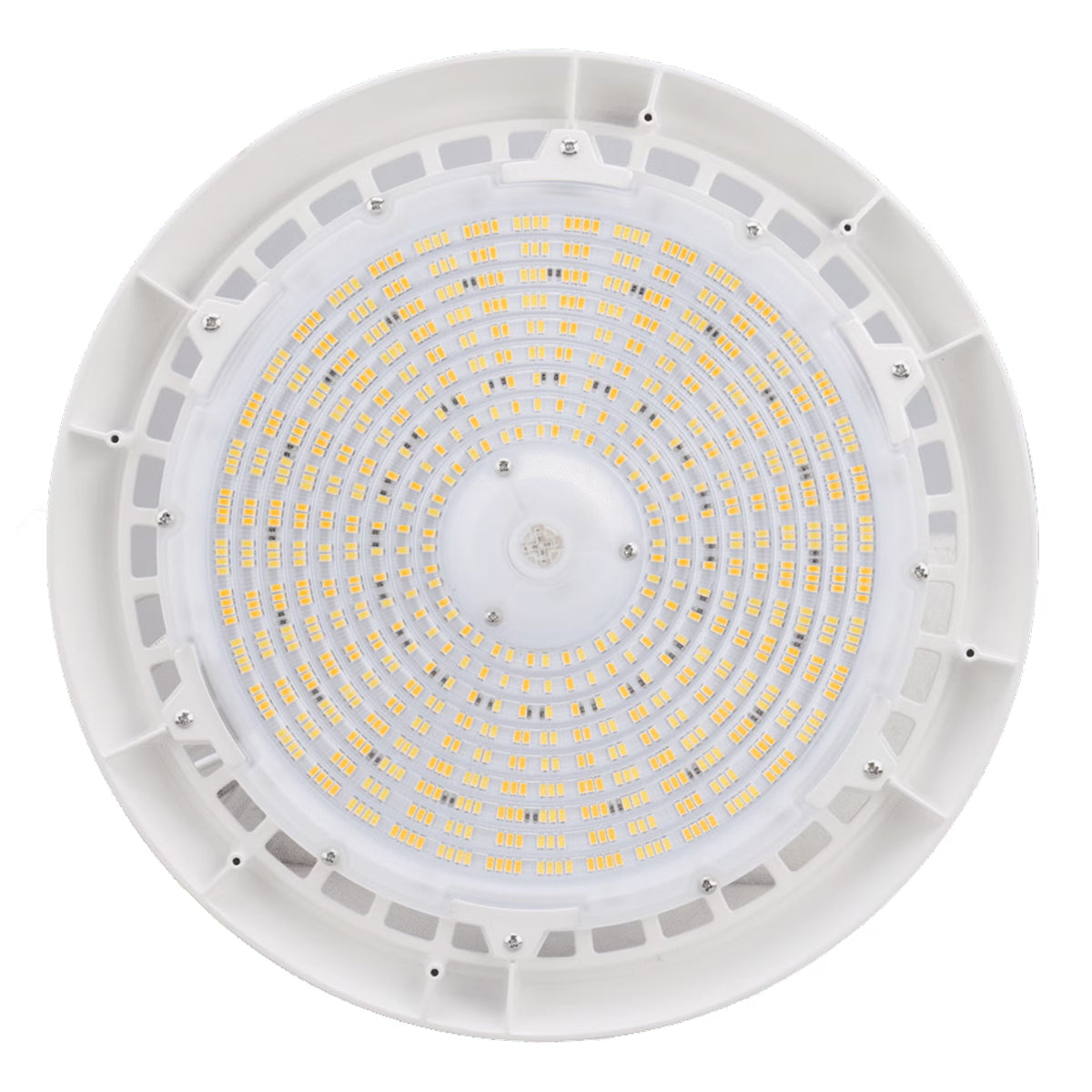 UFO High Bay LED Light, 240W, 36000 Lumens, 35K/40K/50K, 120-277V, White - Bees Lighting