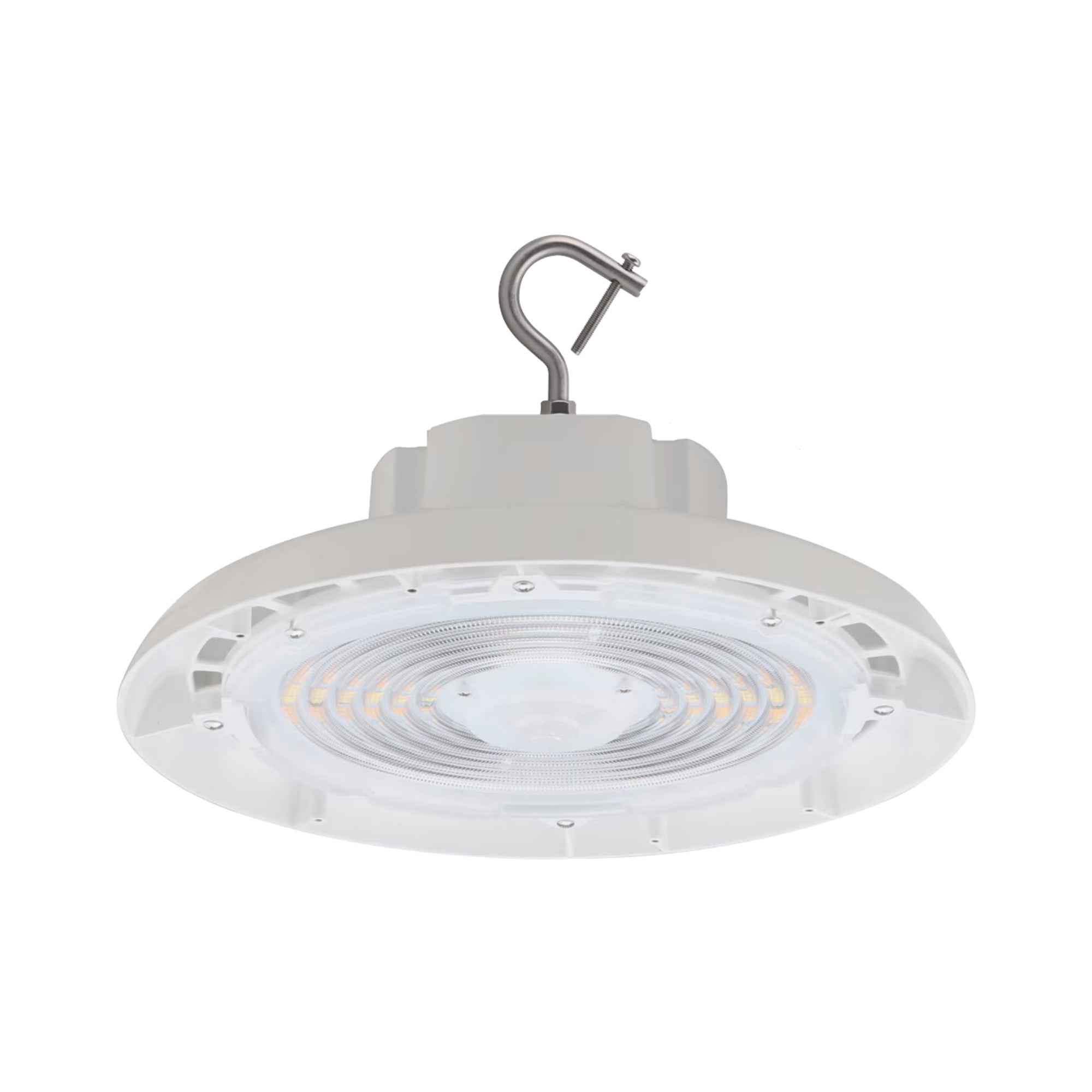 UFO High Bay LED Light, 240W, 36000 Lumens, 35K/40K/50K, 120-277V, White