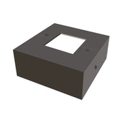 Poles Base Cover 5 Inches Square Steel Pole 2 Pieces Steel With (4) Screws