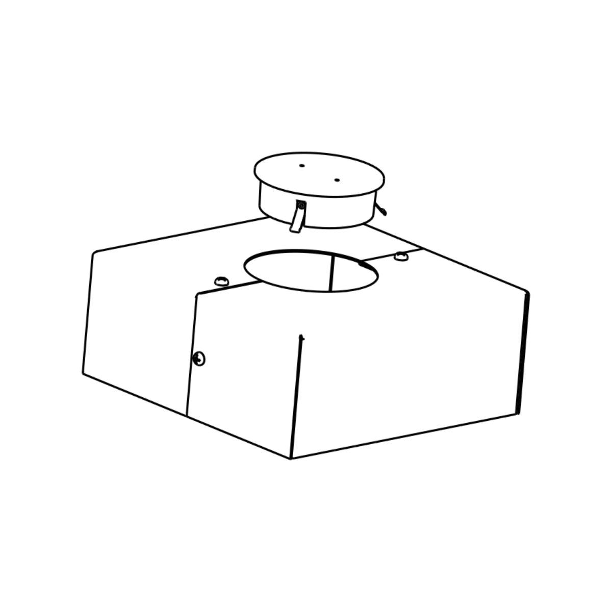 4" Square 7&11 Guage Pole Base Cover And Cap Kit - Bees Lighting