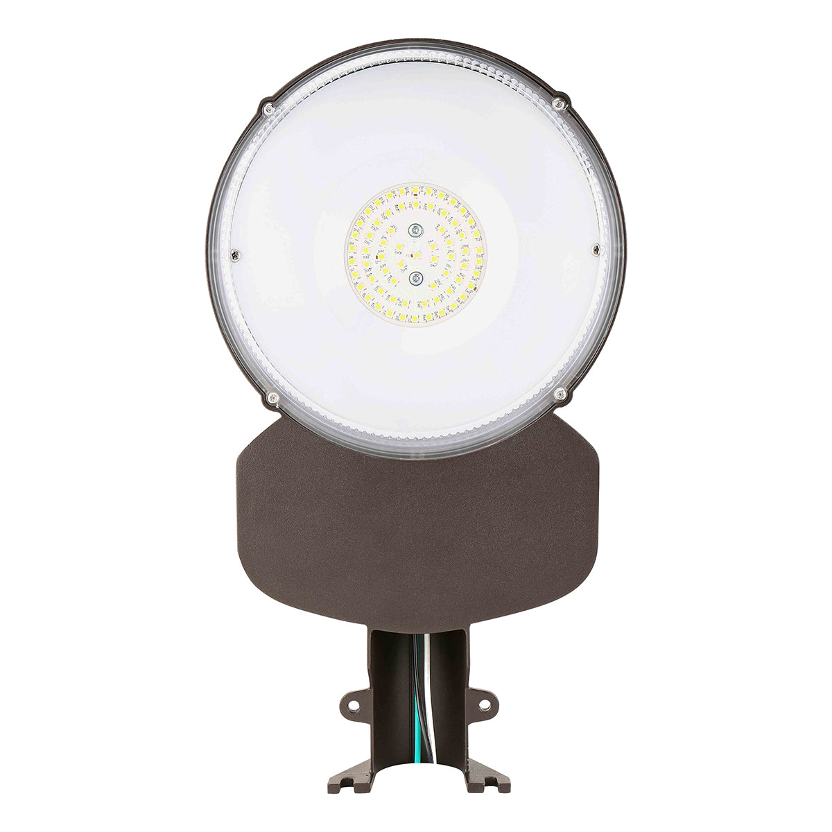 LED Dusk To Dawn Area Light, 80W, 12000Lm, 30K/40K/50K, 120-277V, Bronze - Bees Lighting