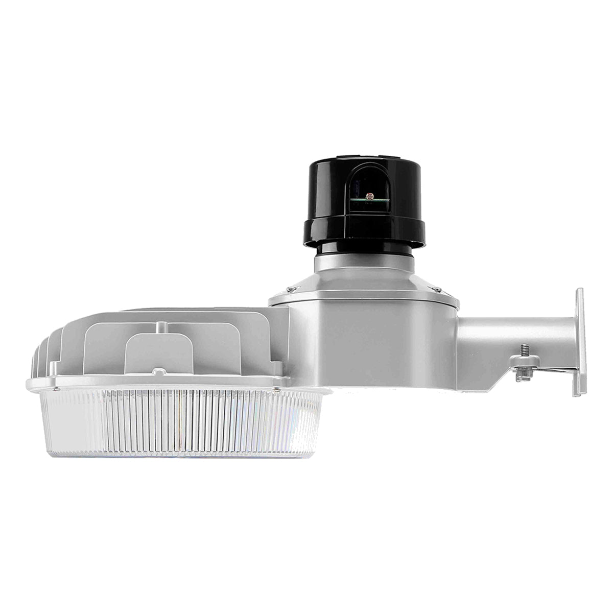 LED Dusk To Dawn Area Light, 80W, 12000Lm, 30K/40K/50K, 120-277V, Silver - Bees Lighting