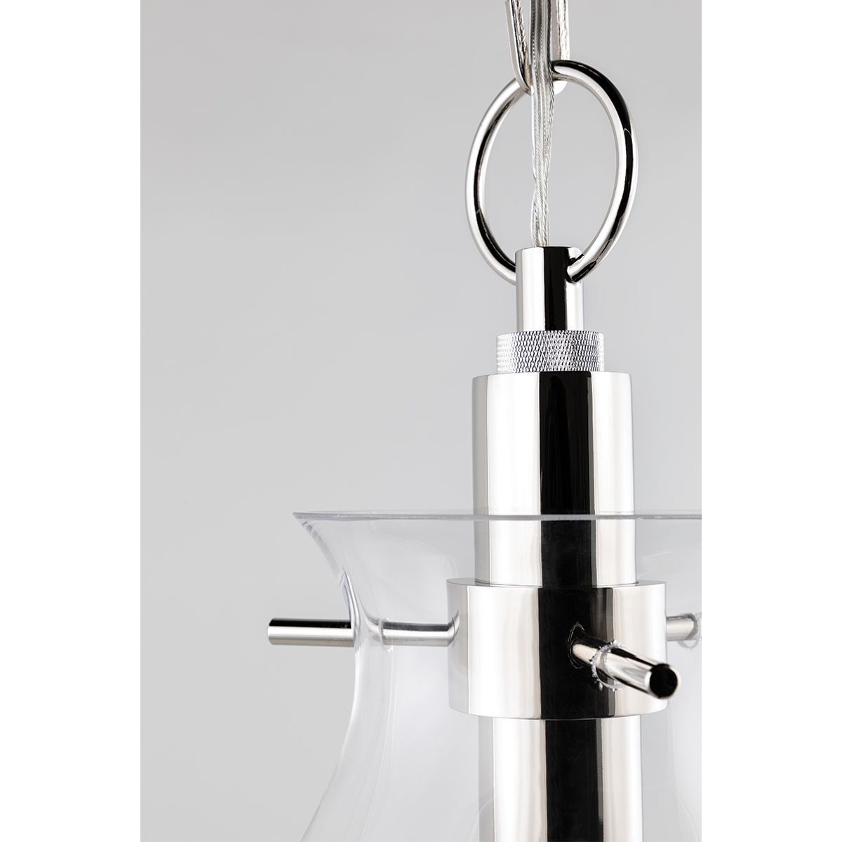Ivy 18 In. LED Pendant Light Polished Nickel Finish - Bees Lighting