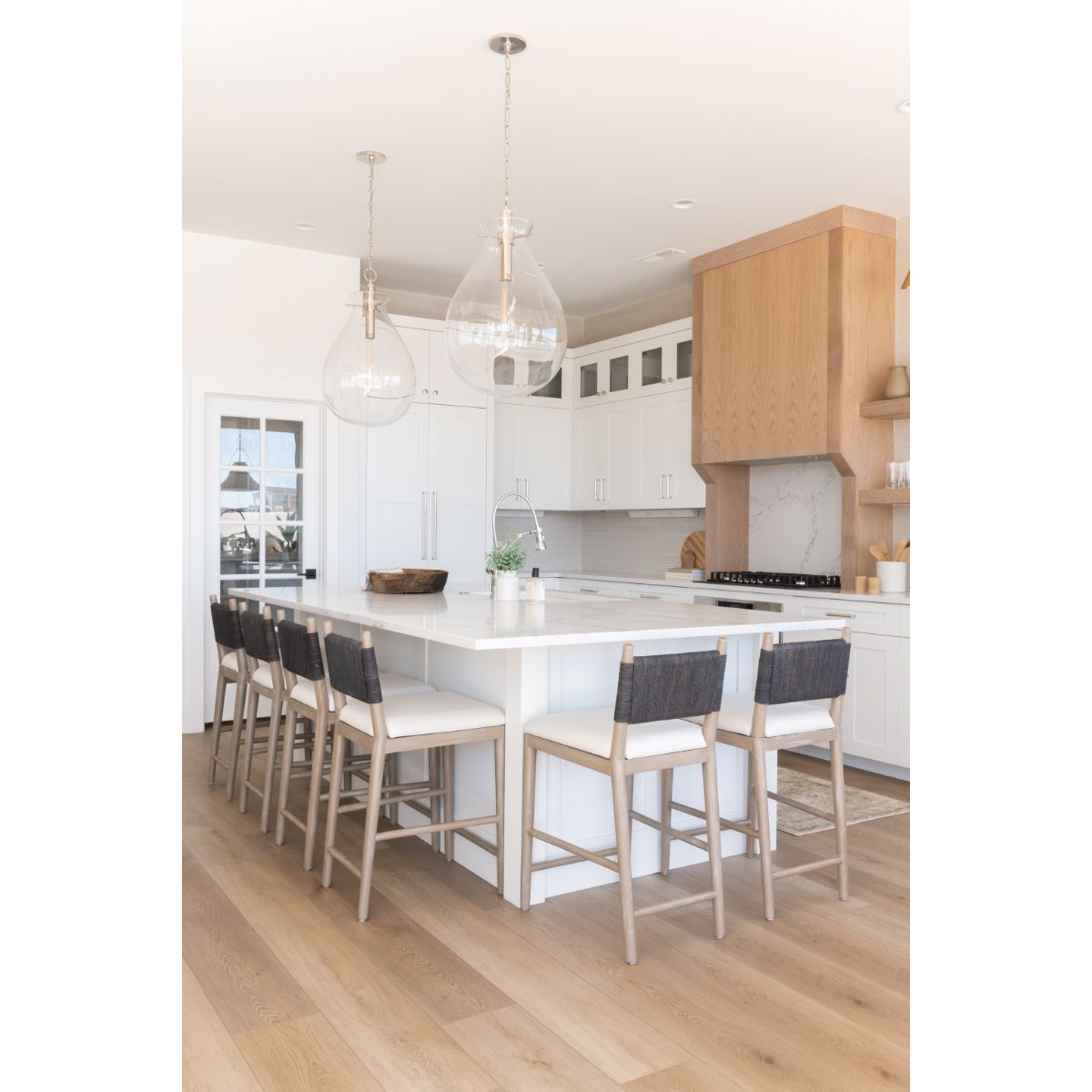 Ivy 18 In. LED Pendant Light Polished Nickel Finish - Bees Lighting