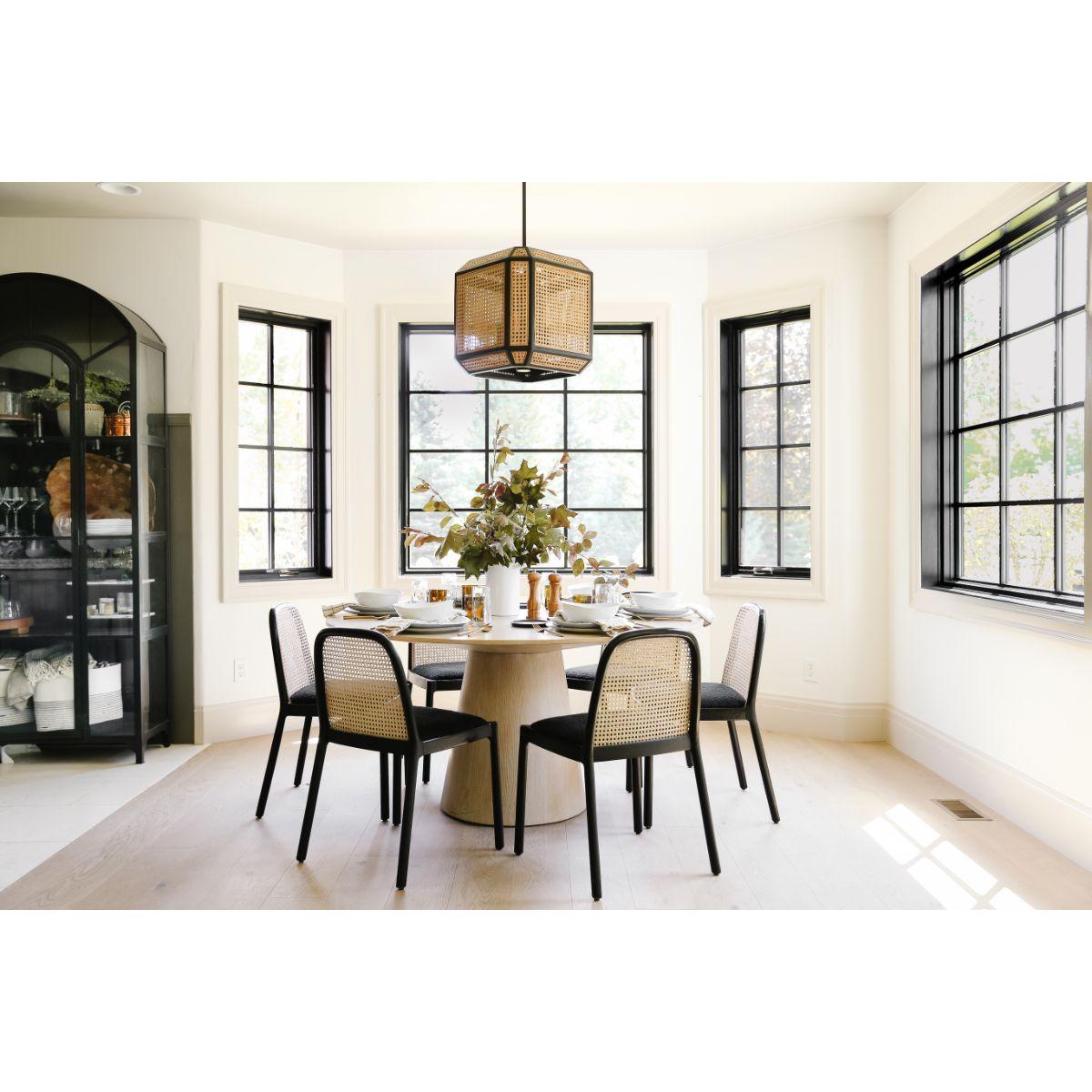 Georgia 18 in. 4 Lights Pendant Light Old Bronze Finish - Bees Lighting