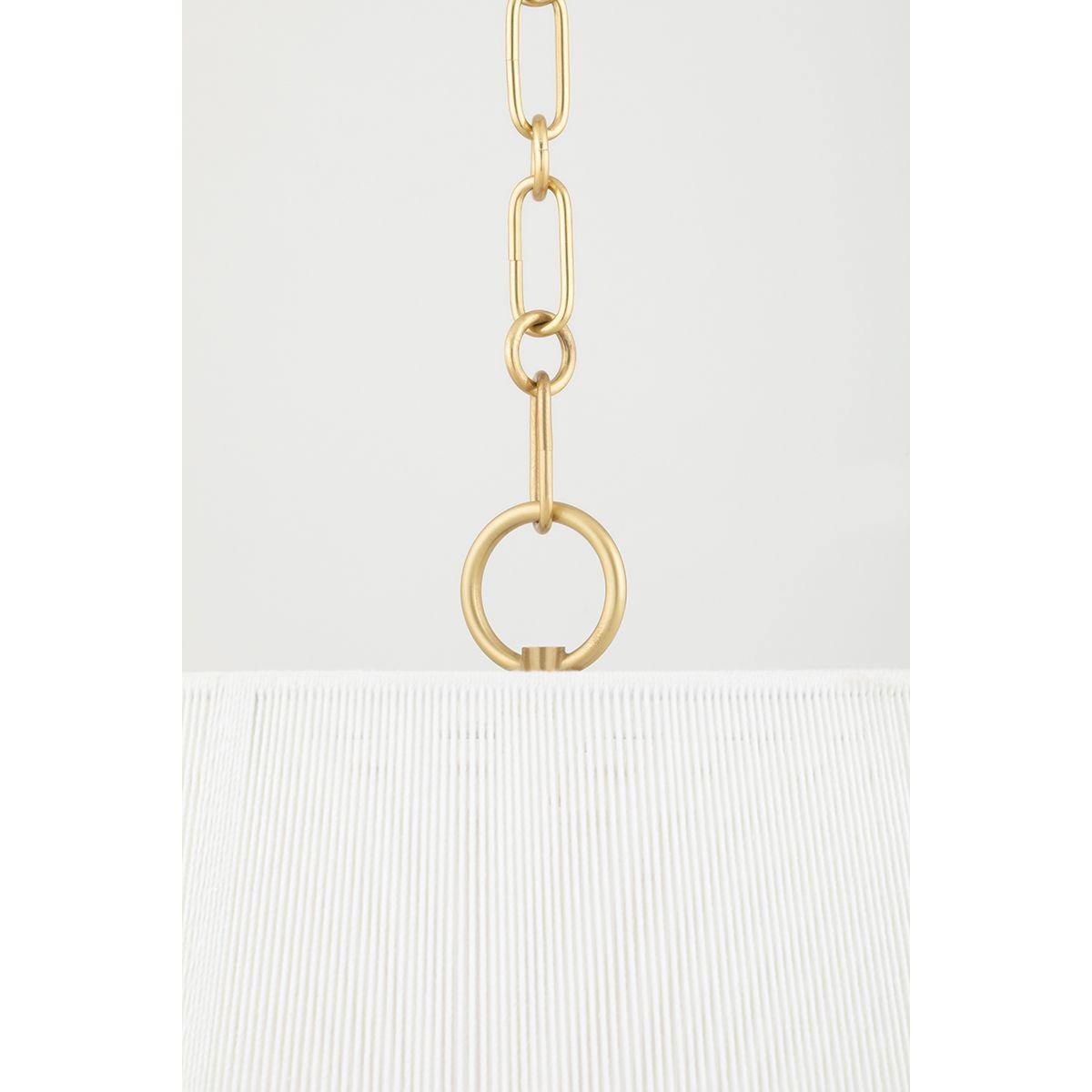DEBI 30 in. 4 Lights Pendant Light Brass Finish - Bees Lighting
