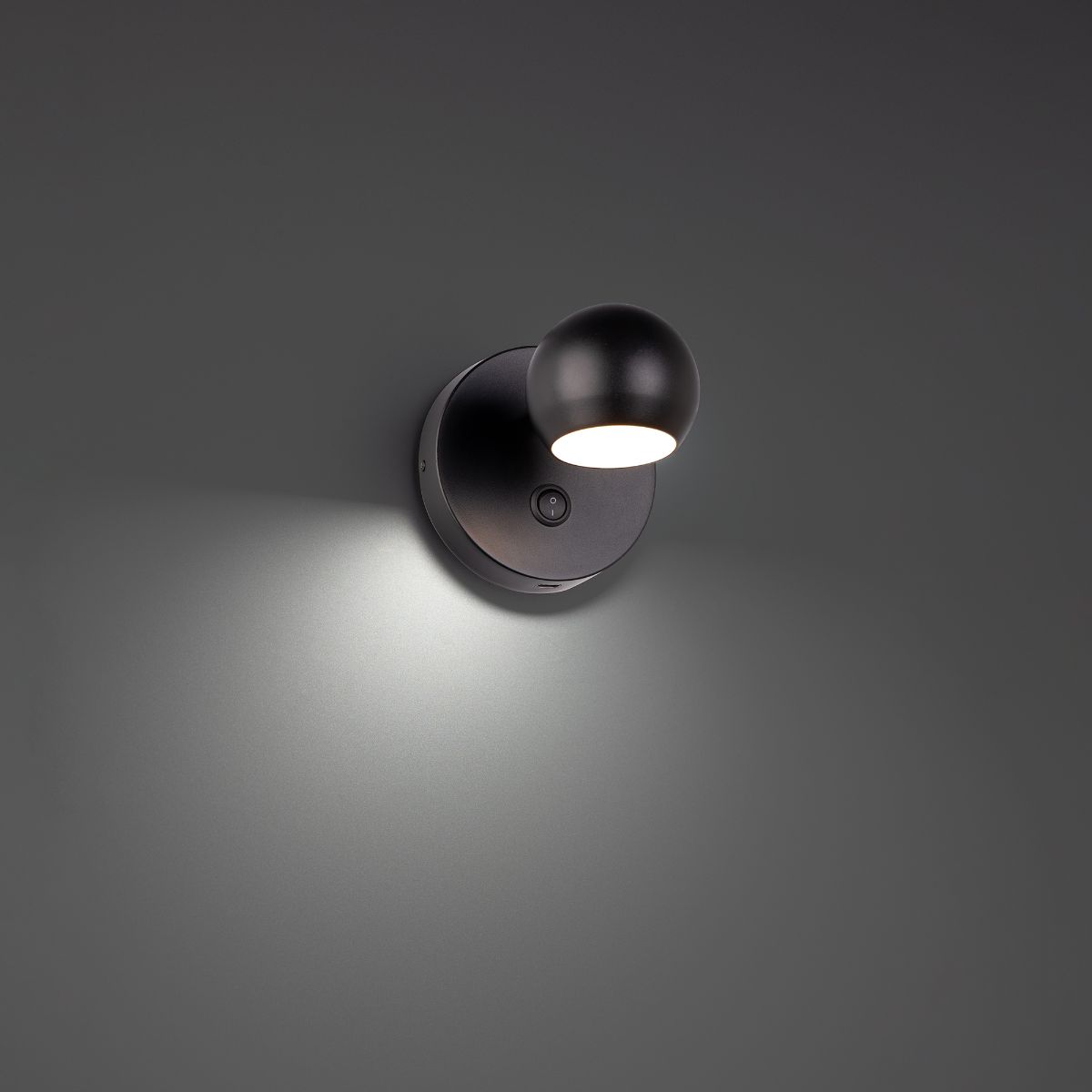 Duplex 6" LED Bed Task Light, Black Finish - Bees Lighting