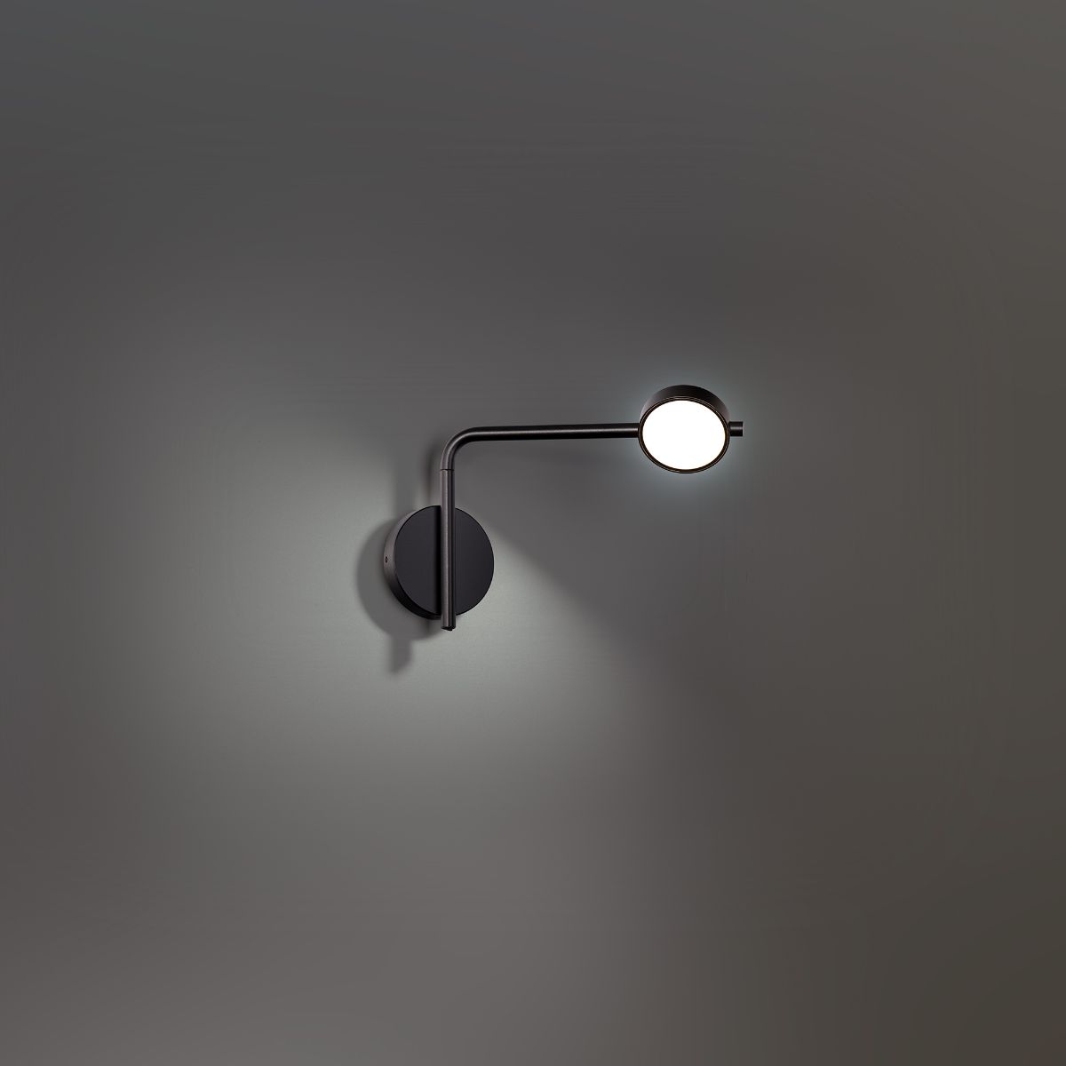 Elbo 14 in. LED Swing Arm Sconce 3000K Black finish - Bees Lighting