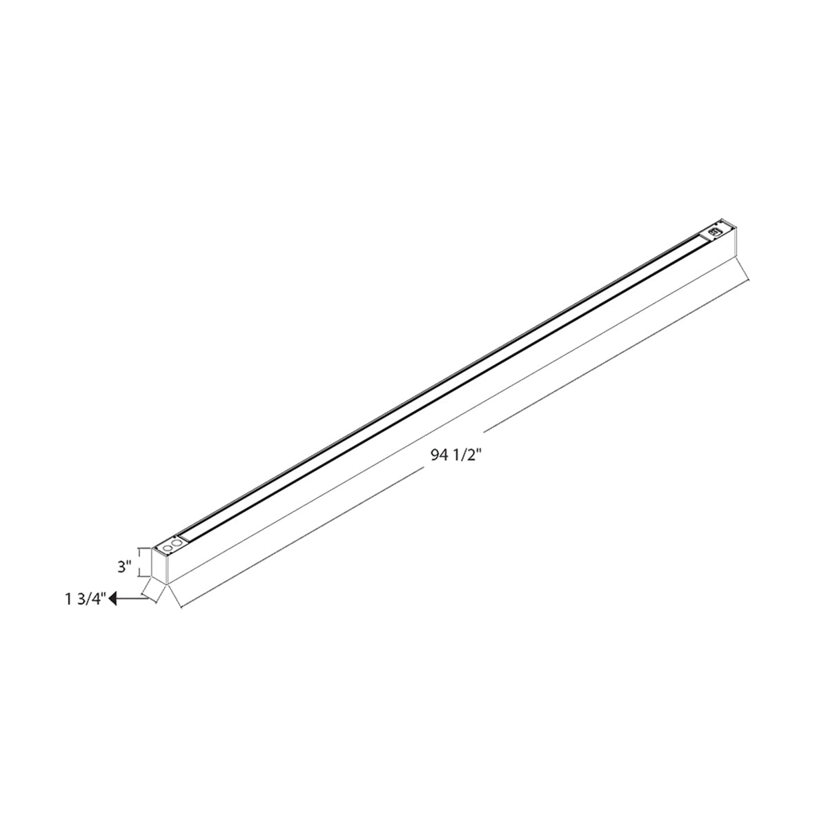 LED Strip Light Fixture, 80W, 11380 Lumens, 30K/35K/40K, 120-277V, Silver, Louvers Lens - Bees Lighting