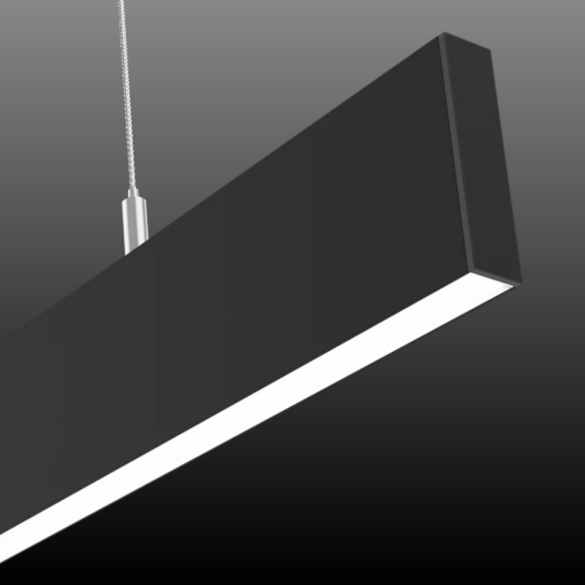 RAB Lighting BOA Edge Field Adjustable LED Linear Light, 2ft / 3ft / 4ft / 8ft, Selectable Wattage & CCT, Downlight or Uplight+Downlight, Black / Silver / White, 120-277V