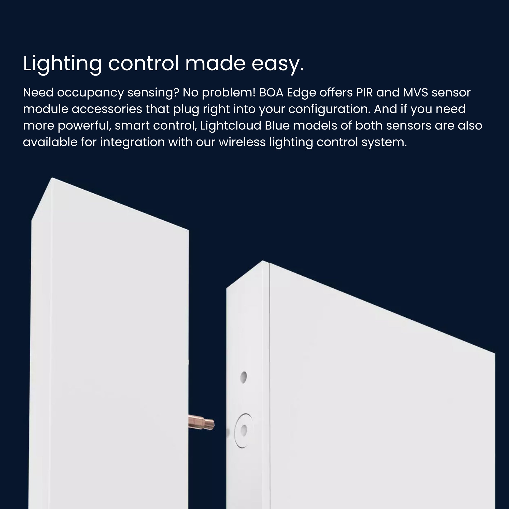 RAB BOAE2PS 2 ft Edge Linear Light 20W 2647 Lumens Selectable CCT 120-277V Silver