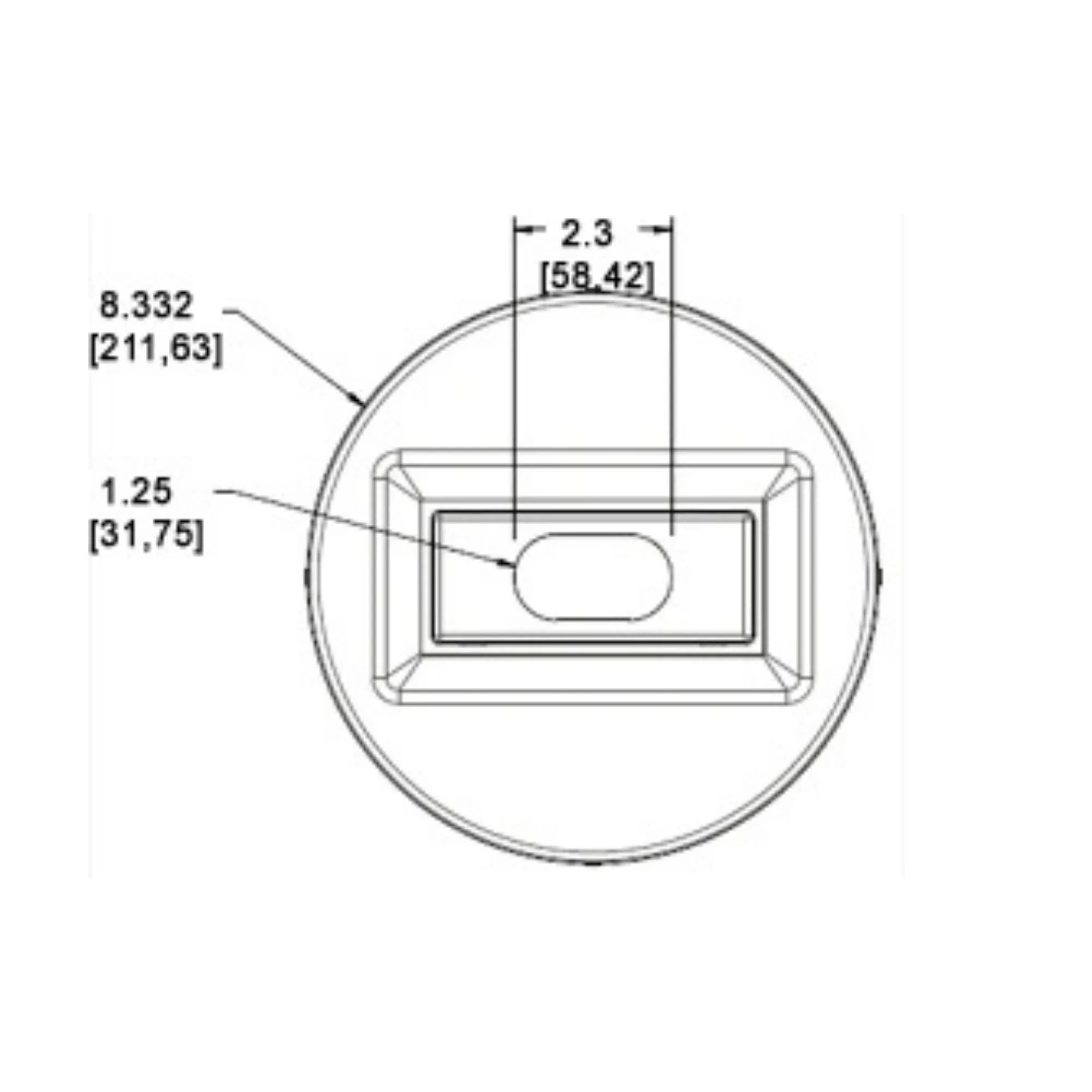Bollard Base Adapter - Bronze