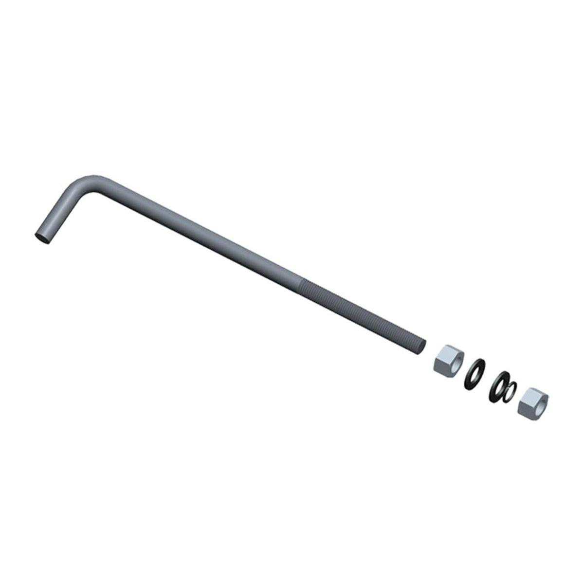 Anchor bolt kit Â¾ x 18 Â¾ For 4" 11-Gauge Rd & Square Poles - Bees Lighting