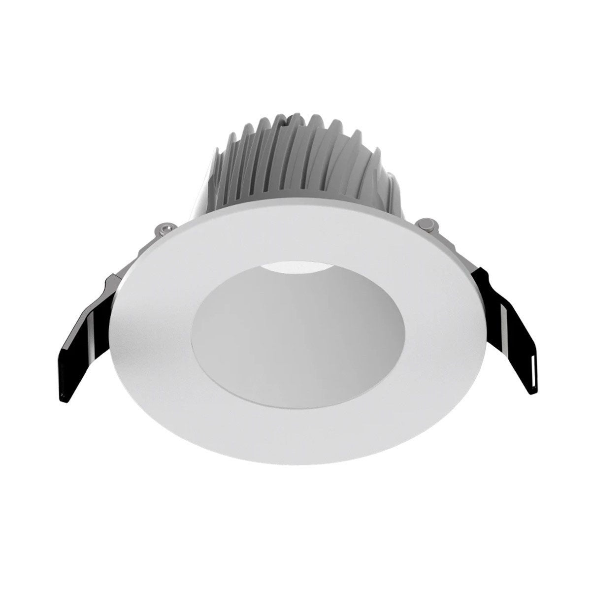 3 Inch LED Deep Regress Commercial Downlight, Field Adjustable 5.5/7.8/8.5W, 380/500/600 Lumens, 30/35/40/50K, Smooth Trim, Matte Silver Finish