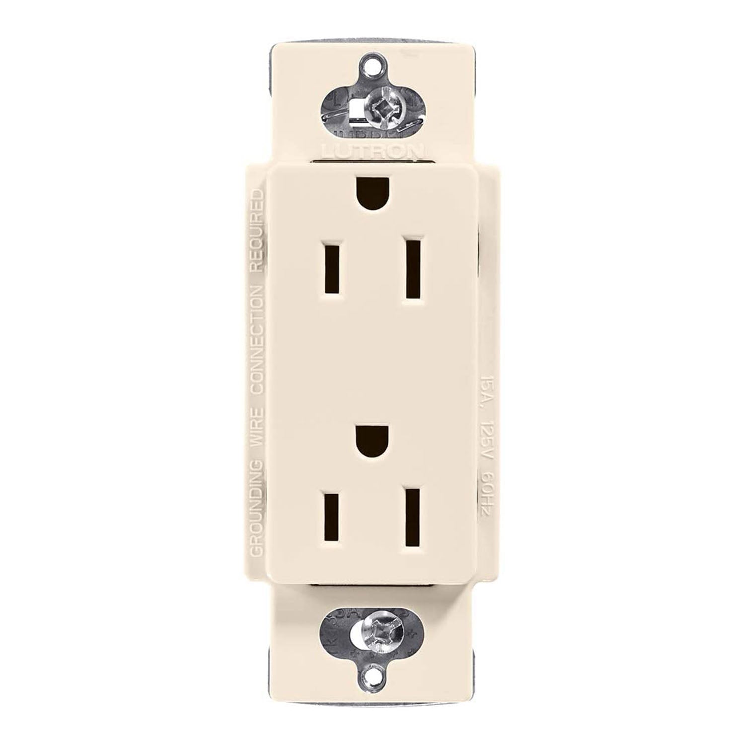 Lutron CAR-15 Claro 15 Amp Duplex Outlet - Bees Lighting