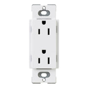 Lutron CAR-15 Claro 15 Amp Duplex Outlet - Bees Lighting