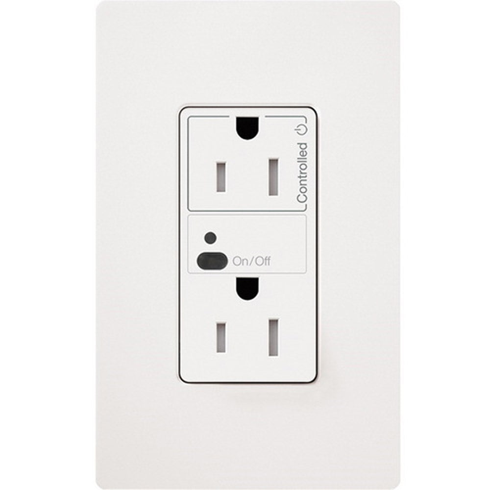 Lutron CAR2S-20-STR-WH Receptacle & Electrical Outlet - BeesLighting