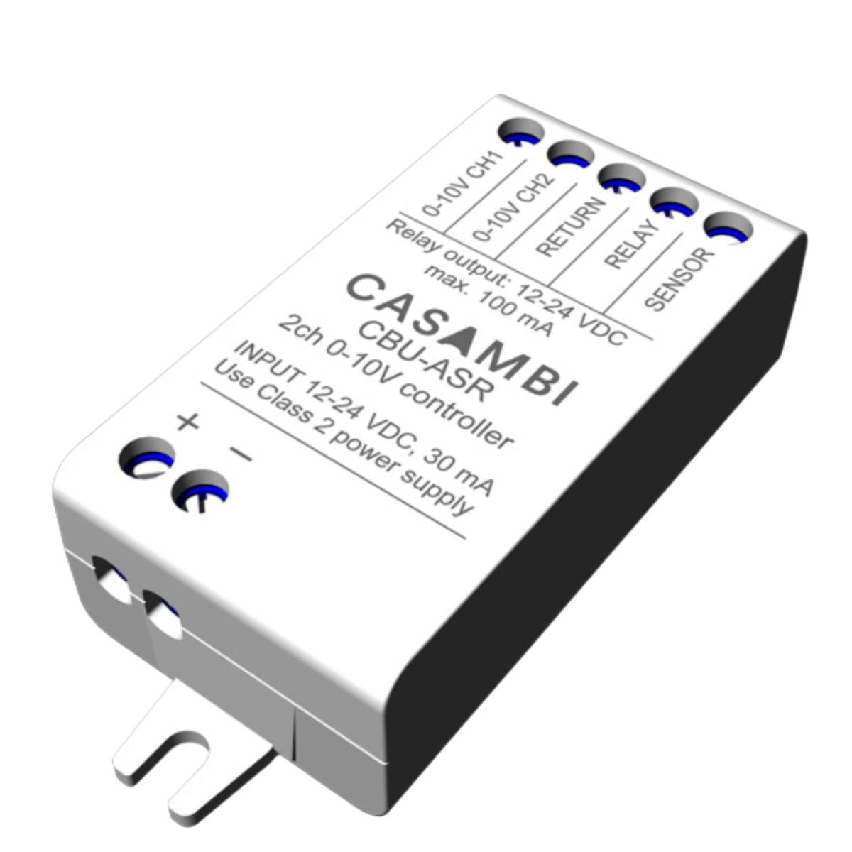 Casambi ASR Bluetooth LED Controller, 2 channels, 0-10V Dimmer, 12-24VDC - Bees Lighting