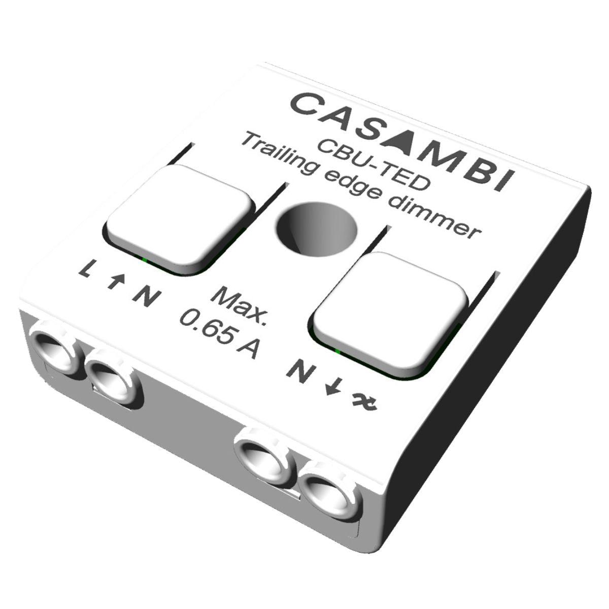 Casambi Bluetooth Controllable, 2 Channels, Trailing-edge Dimmer, 120VAC