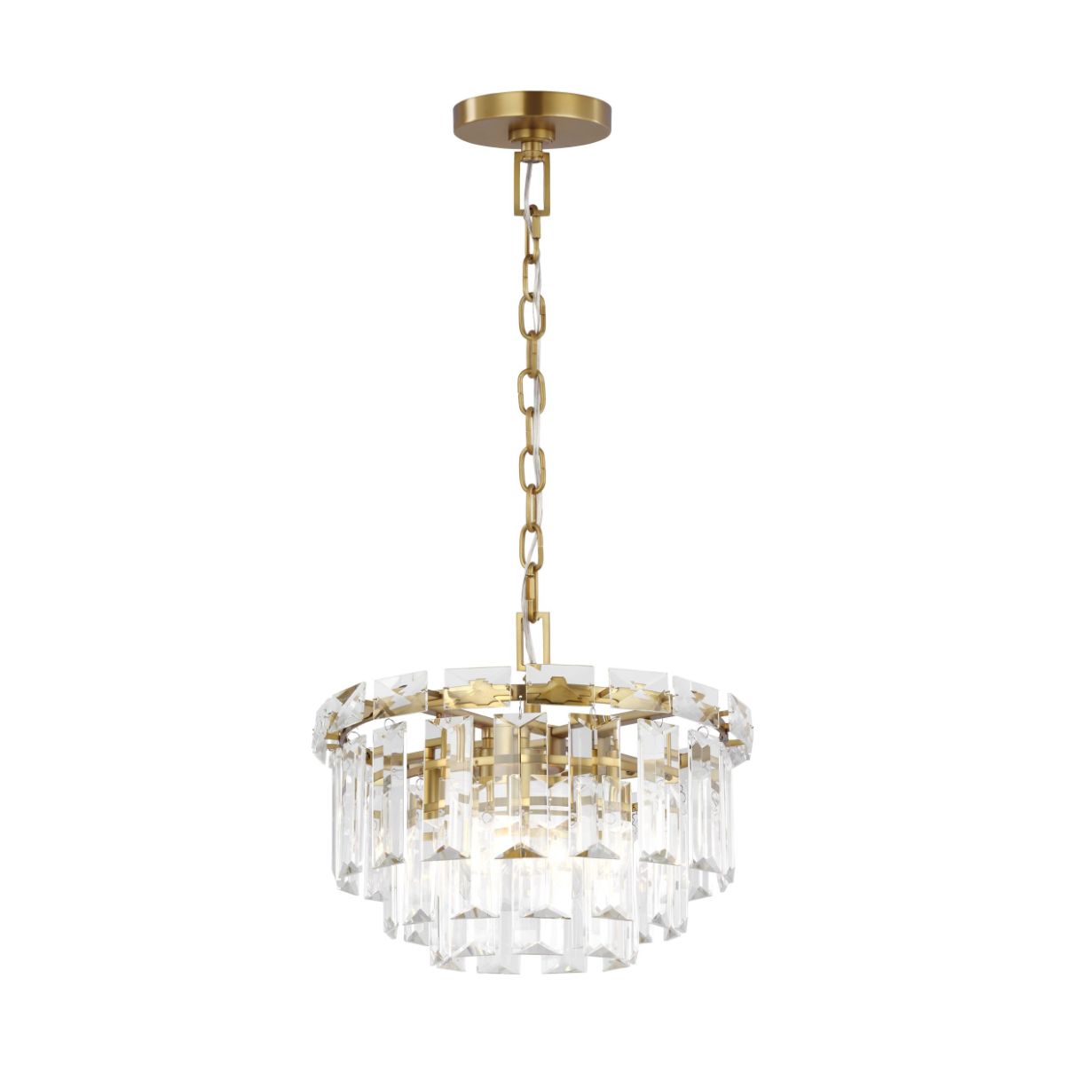 Arden 16 in. 4 Lights Chandelier Brass finish - Bees Lighting