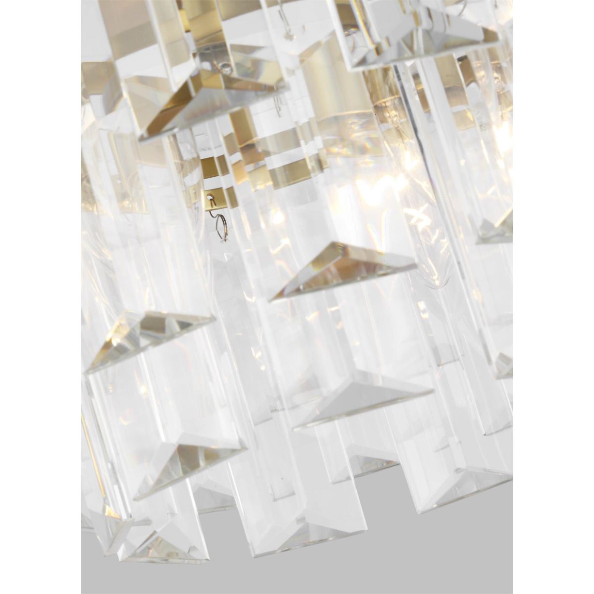 Arden 16 in. 4 Lights Chandelier Brass finish - Bees Lighting