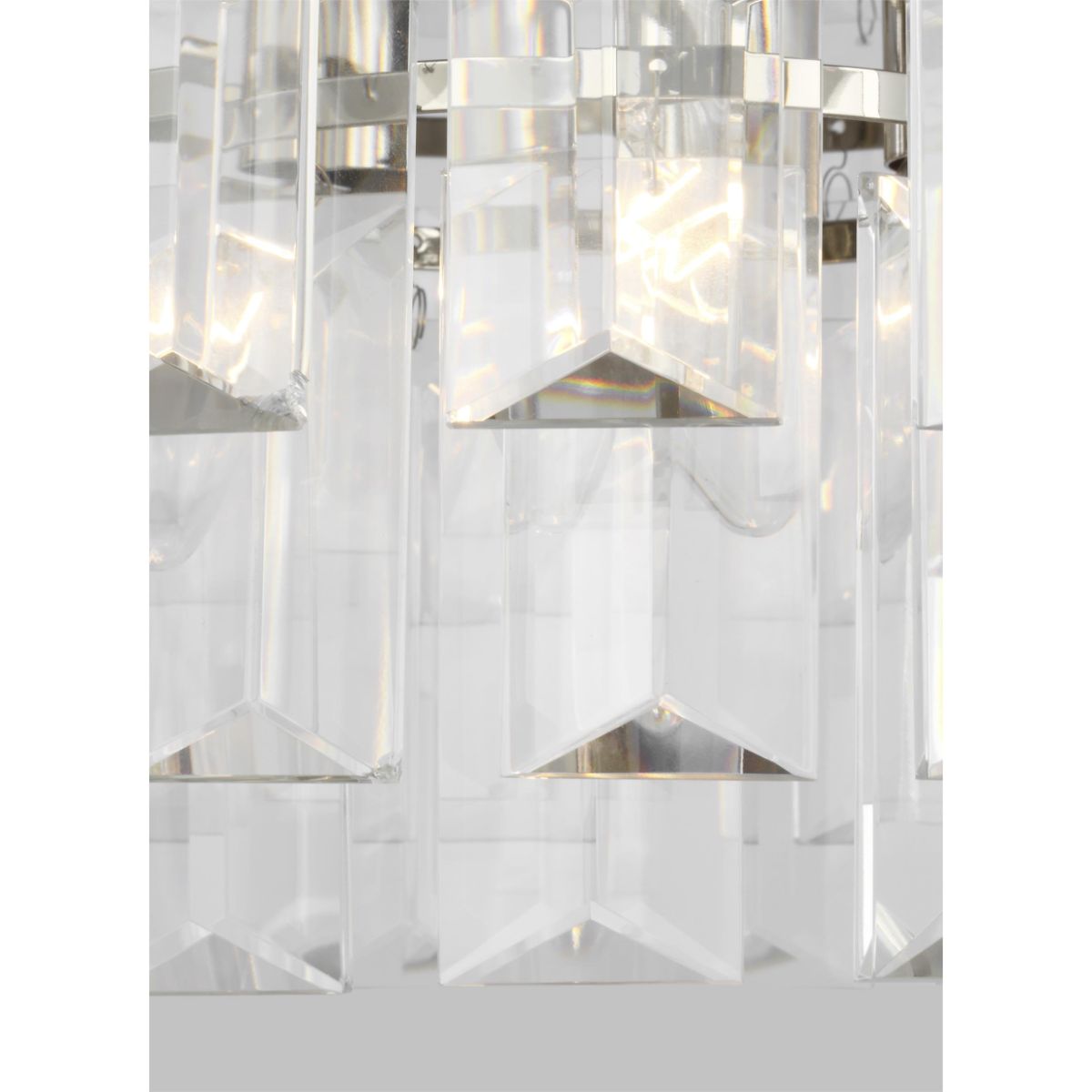 Arden 16 in. 4 Lights Chandelier Nickel finish - Bees Lighting