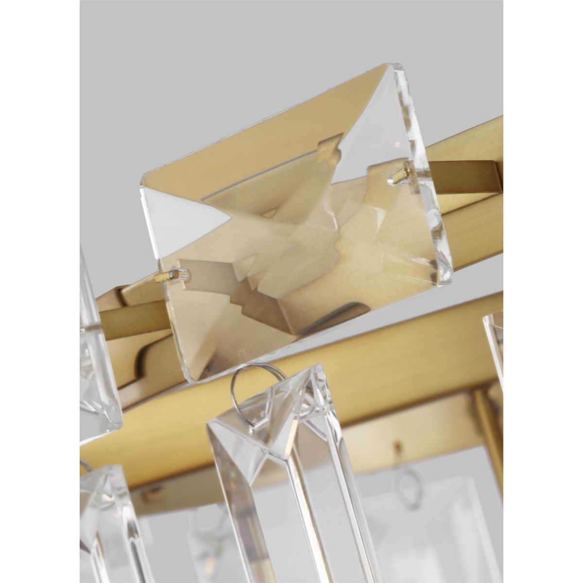 Arden 24 in. 10 Lights Chandelier Brass finish - Bees Lighting