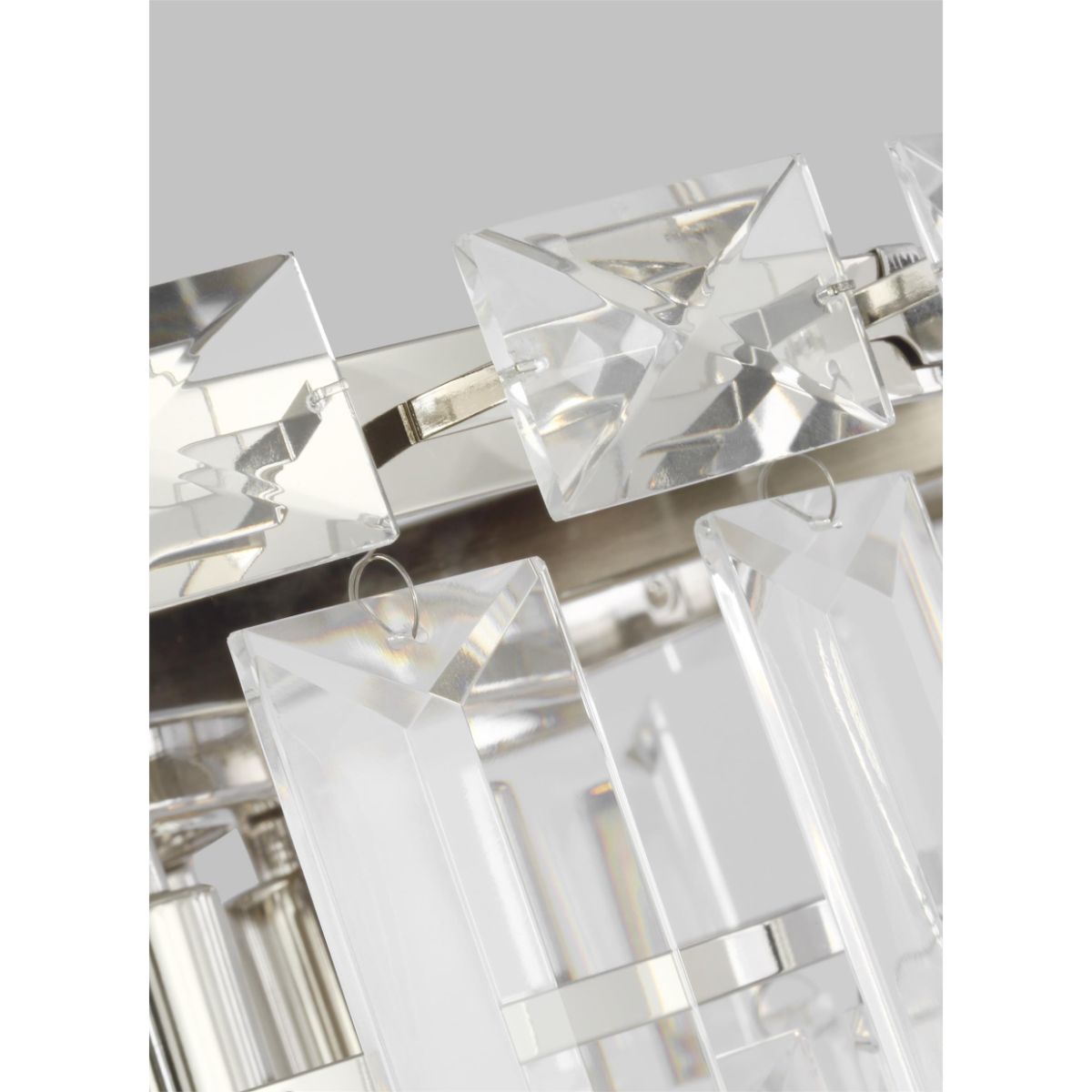 Arden 24 in. 10 Lights Chandelier Nickel finish - Bees Lighting