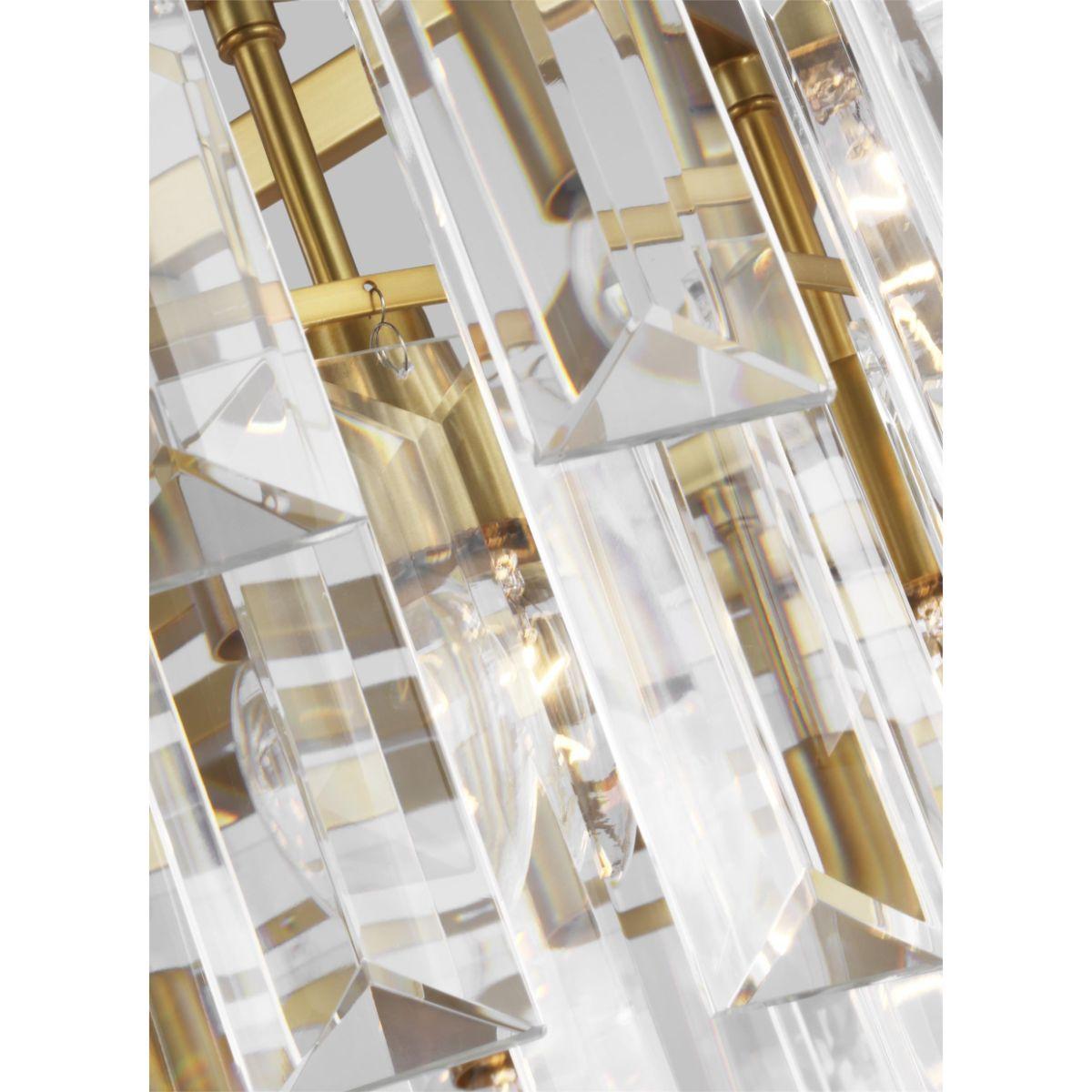 Arden 33 in. 16 Lights Chandelier Brass Finish - Bees Lighting