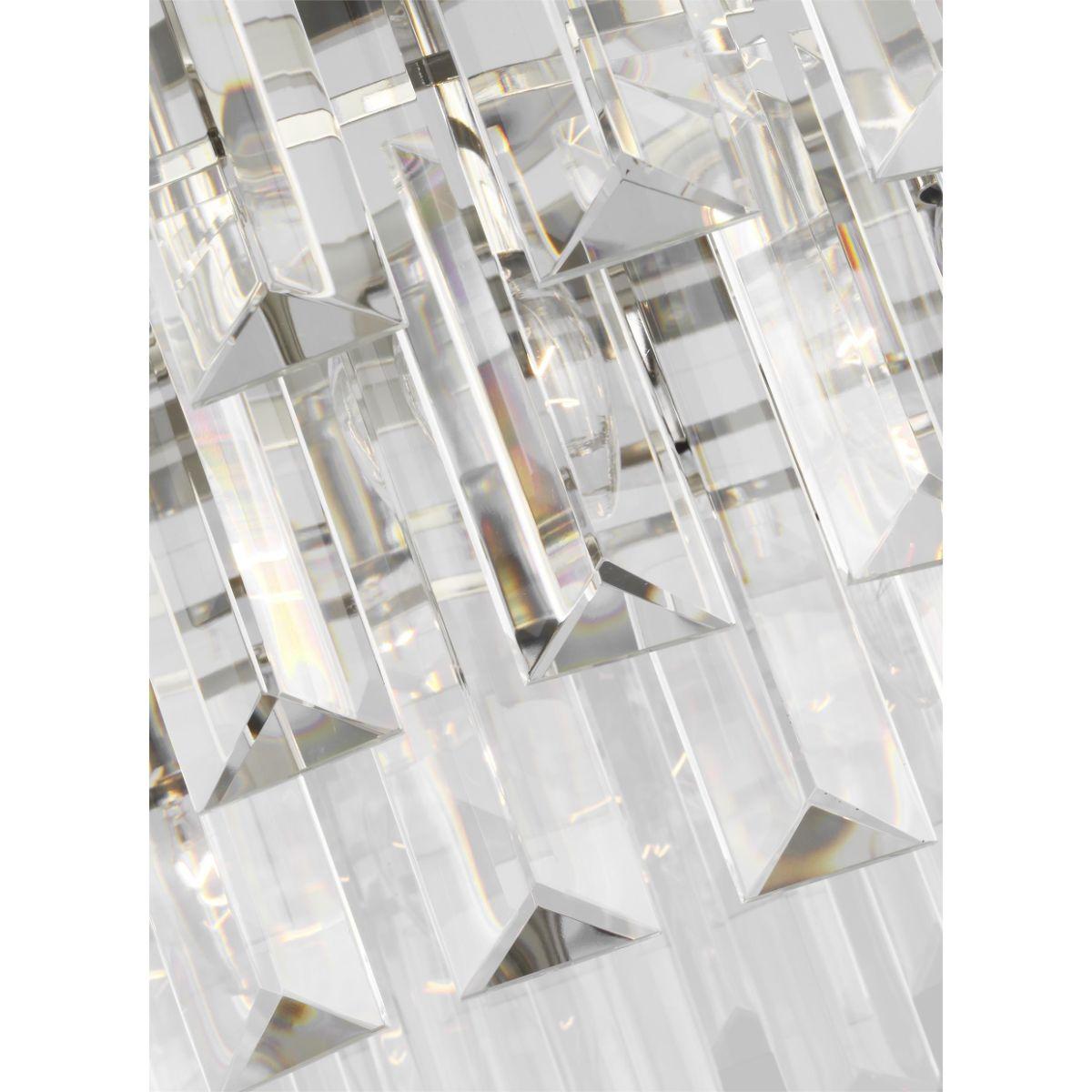 Arden 33 in. 16 Lights Chandelier Nickel Finish - Bees Lighting