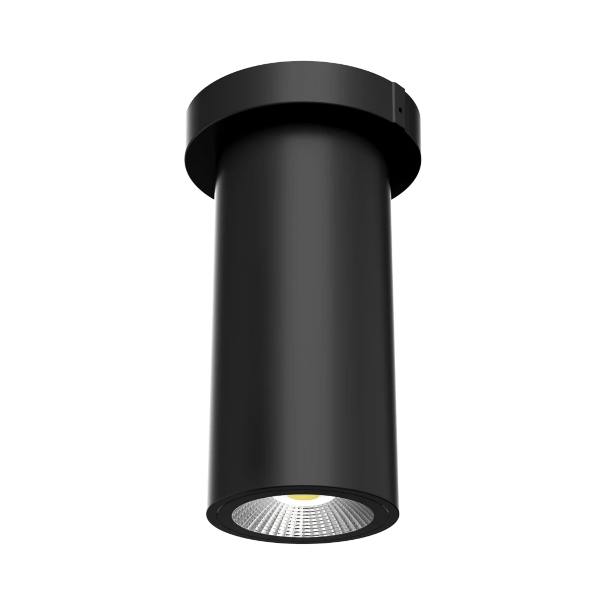 3" Black LED Cylinder Surface Light, 10W, 950lm, Selectable CCT, 120-277V