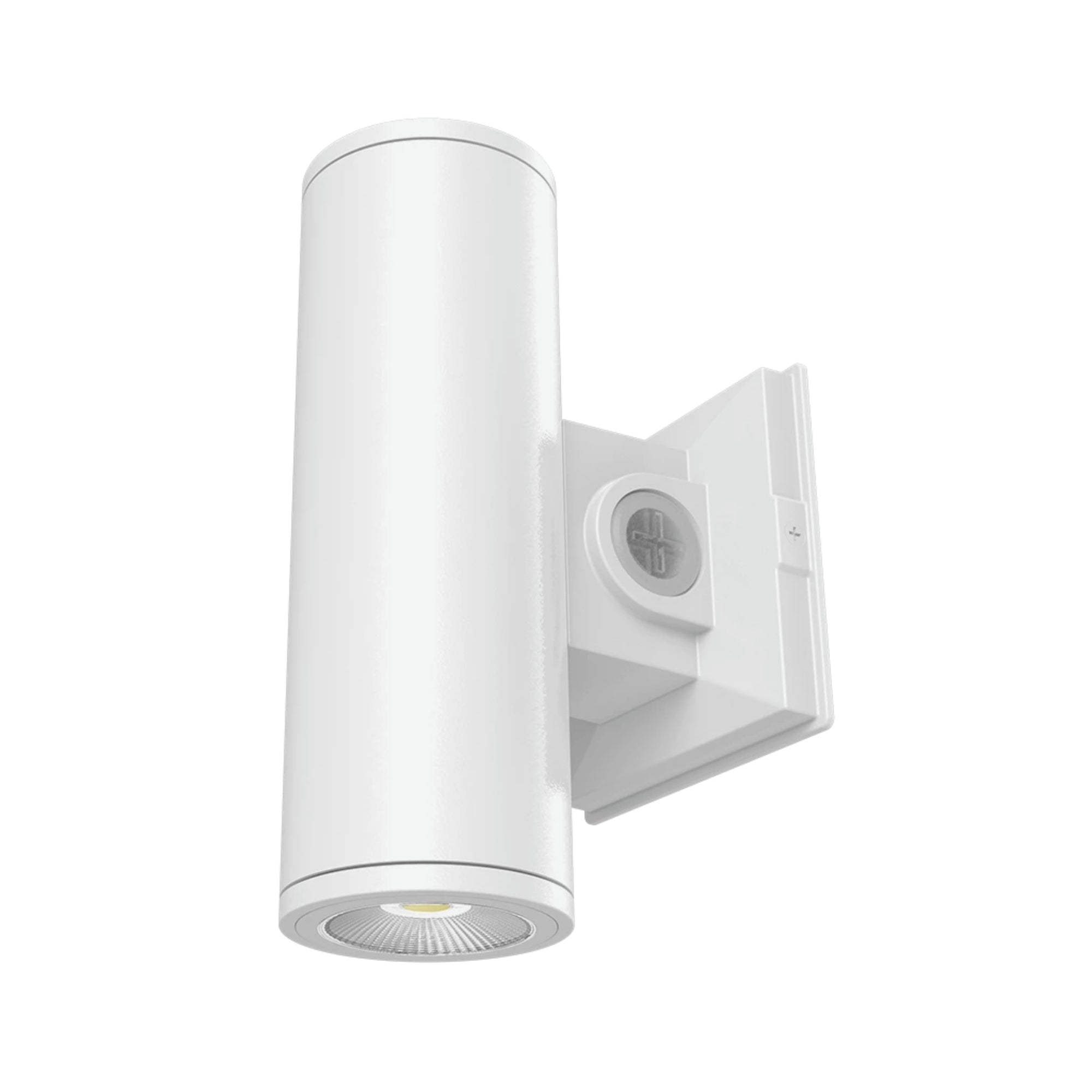 3" White LED Cylinder Wall Light, 10W, 1000lm, Up/Down, Selectable CCT, 120-277V