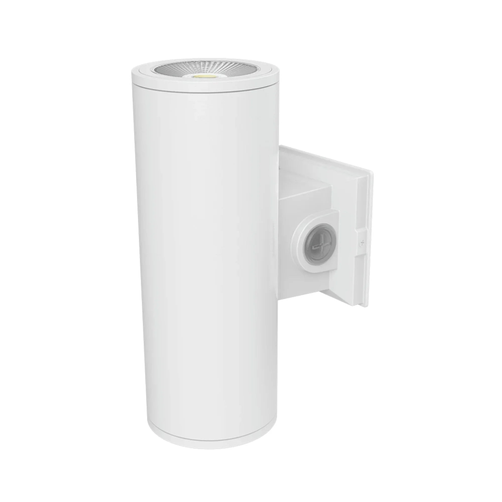 4" White LED Cylinder Wall Light, 20W, 2000lm, Up/Down, Selectable CCT, 120-277V