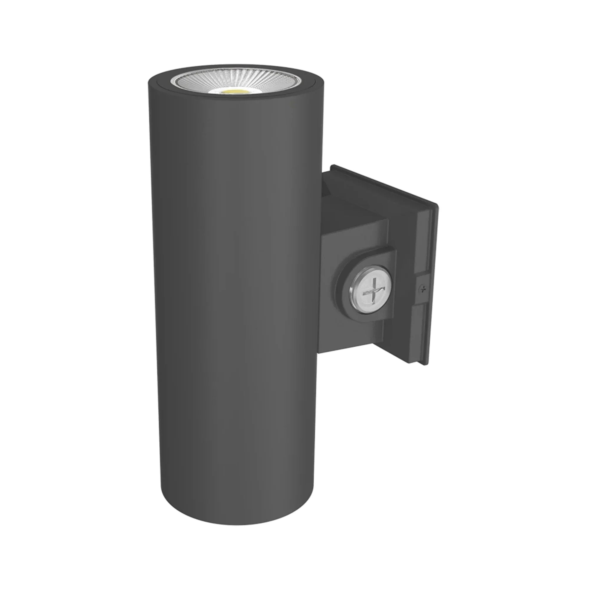 4" Bronze LED Cylinder Wall Light, 20W, 2000lm, Up/Down, Selectable CCT, 120-277V