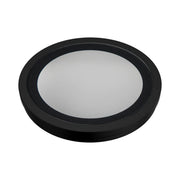 4" CD34 Cylinder Frosted Lens, Black