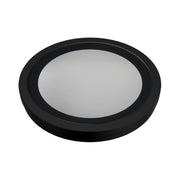6" CD34 Cylinder Frosted Lens, Black