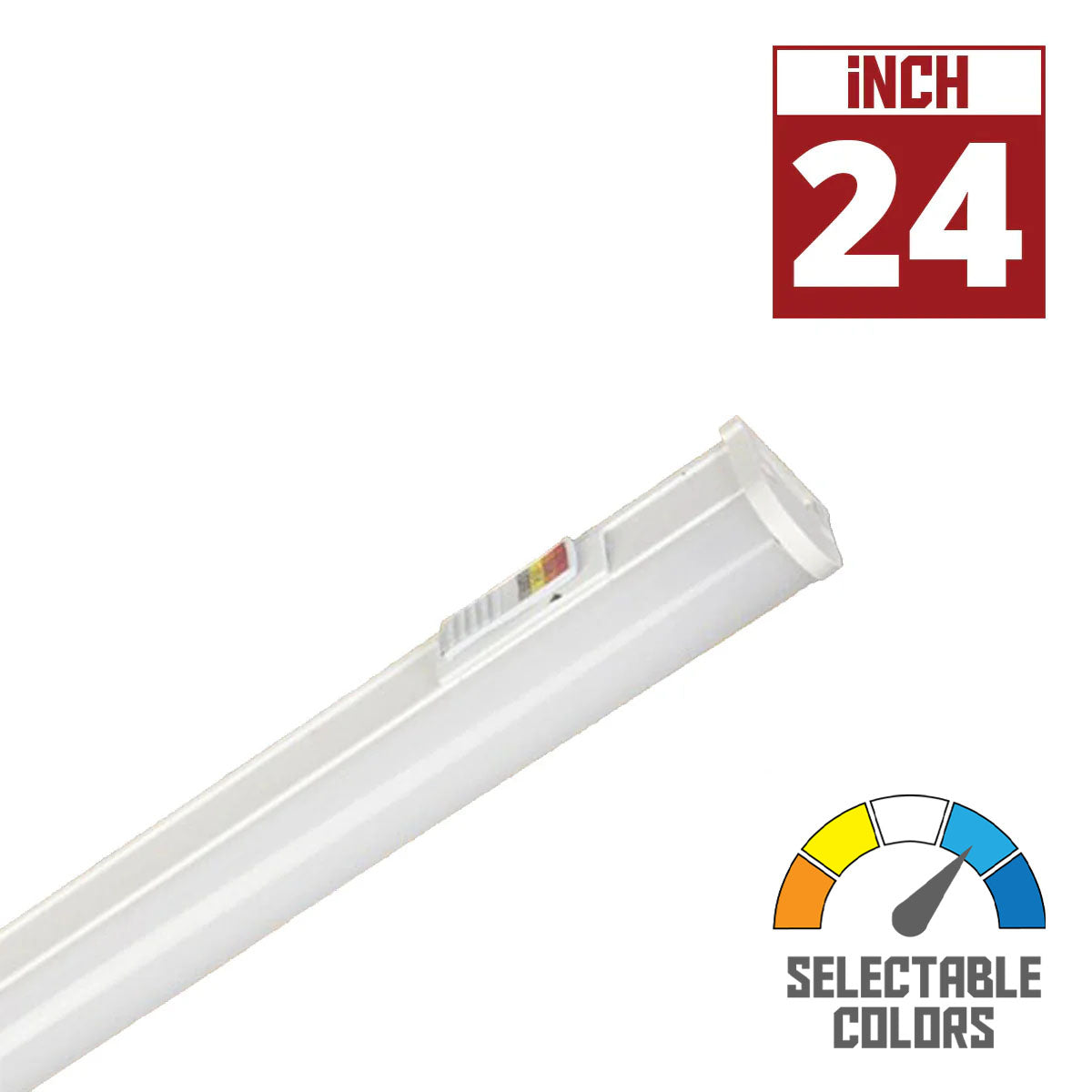 Covalinear 24 Inch LED Under Cabinet Lighting, 685 Lumens, 2700K to 3500K, 120V